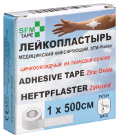 ПЛАСТЫРЬ SFM катушка 1х500см (ткан)