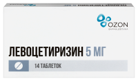 Левоцетиризин 5мг №14 таб.п/пл/о (Озон)