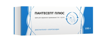 ПАНТЕСЕПТ ПЛЮС крем 5%+0,5% 100г