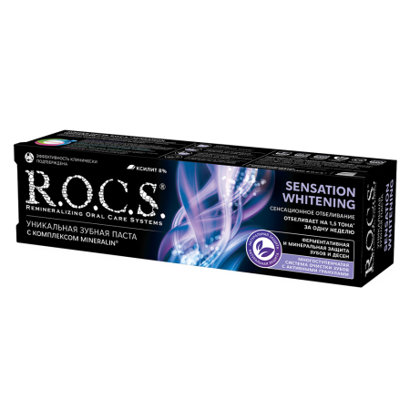 РОКС з/п Сенсационное отбеливание 74г