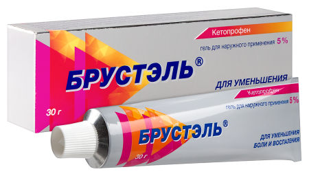 Брустэль гель д/наружн. прим. 5% 30г N1