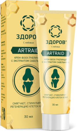 ЗДОРОВ крем-воск Пчелиный с экстрактом сабельника 30мл