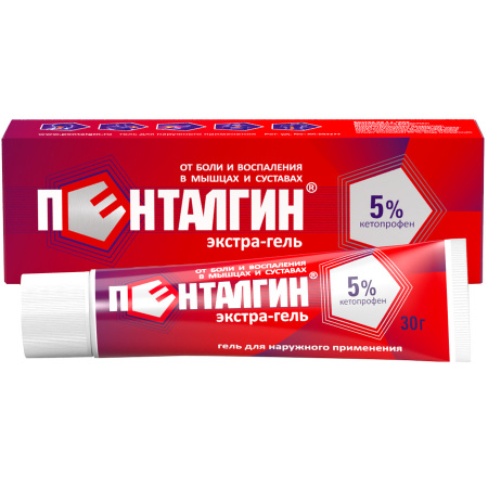 ПЕНТАЛГИН ЭКСТРА-ГЕЛЬ гель 5% 30г #^^