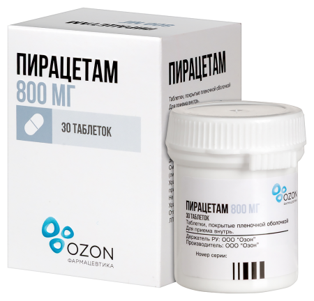 ПИРАЦЕТАМ таб 800мг N30  ОЗОН