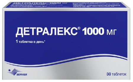 ДЕТРАЛЕКС таб 1000мг N30