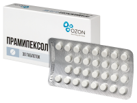 ПРАМИПЕКСОЛ таб 0,25мг №30  Озон