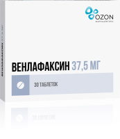 ВЕНЛАФАКСИН таб 37,5мг N30  Озон
