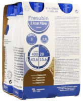 ФРЕЗУБИН НАПИТОК 2ккал с пищевыми волокнами 200мл №4 вкус капучино