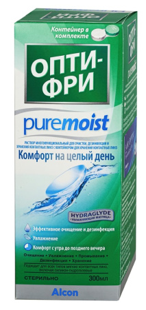 РАСТВОР ОПТИ-ФРИ ПЬЮР МОИСТ д/конт линз 300мл