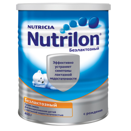 NUTRILON БЕЗЛАКТОЗНЫЙ СУХАЯ СМЕСЬ ДЕТСКАЯ 400,0 /АКЦИЯ за 1 шт./