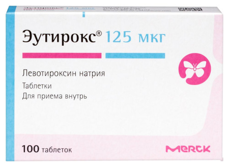 ЭУТИРОКС таб 125мкг N100