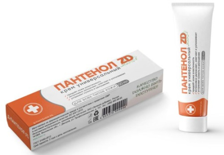 ПАНТЕНОЛ ZD крем 5% 50мл