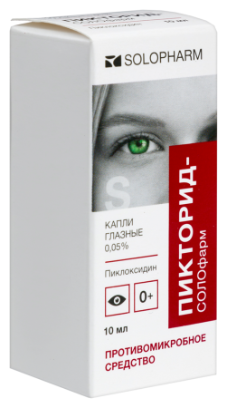 Пикторид-СОЛОфарм капли гл. 0.05% фл.-кап. 10мл