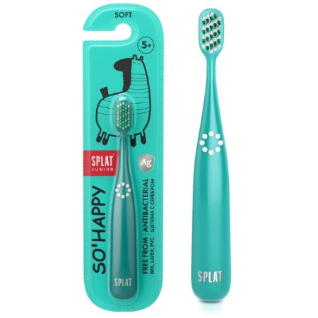 СПЛАТ з/щ JUNIOR Детская с ионами серебра (мягкая щетина)