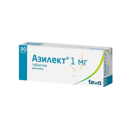 АЗИЛЕКТ таб 1мг N30