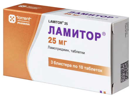 ЛАМИТОР 25 МГ N30 ТАБЛ