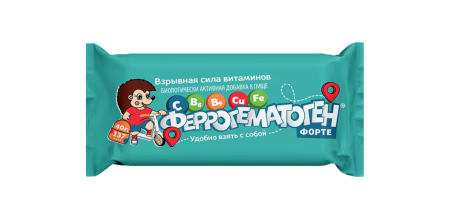ФЕРРОГЕМАТОГЕН ФОРТЕ паст жев 40г