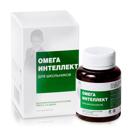 ОМЕГА-3 ЭККО ПЛЮС Интеллект капс №120
