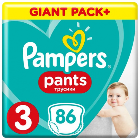 ПАМПЕРС ПАНТС 3 Миди (6-11кг) N86
