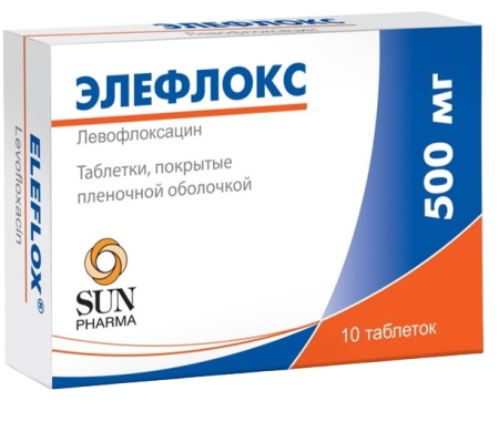 ЭЛЕФЛОКС таб 500мг N10