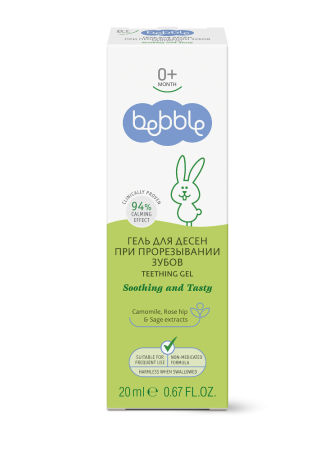 БАББЛ (BEBBLE) Гель для десен при прорезывании зубов 20мл
