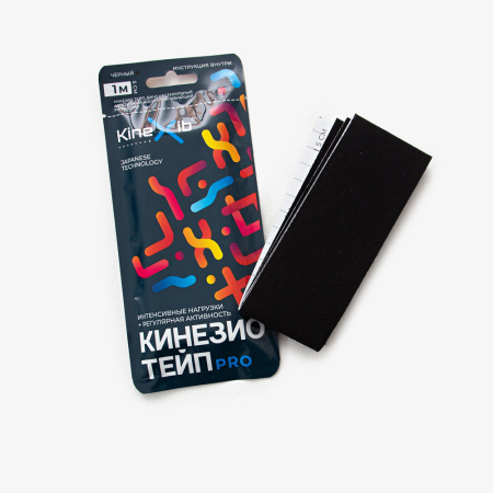 БИНТ эласт КИНЕЗИО-ТЕЙП KINEXIB PRO 5смх1м (черный)