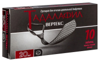ТАДАЛАФИЛ-ВЕРТЕКС таб 20мг N10