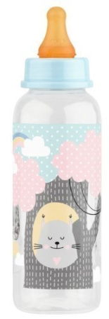 ЛАББИ (13564/11274) Бутылочка Веселые животные (лат соск) 250мл