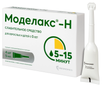 МОДЕЛАКС-Н р-р ректальный туба 5мл №4