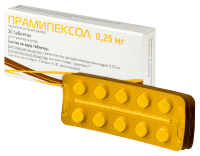 ПРАМИПЕКСОЛ таб 0,25мг №30  Фармзащита