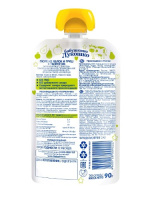 БАБУШКИНО ЛУКОШКО ПЮРЕ Яблоко/Груша/Творог 90г (дой-пак)