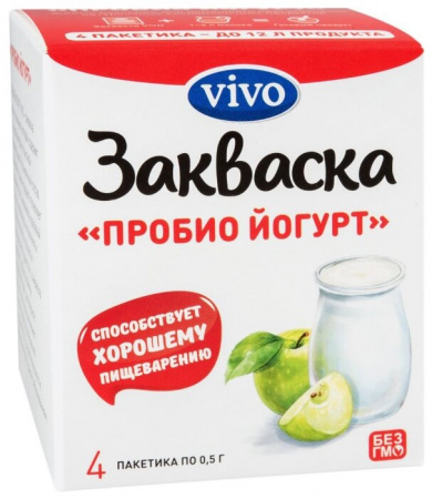 ЗАКВАСКА VIVO Пробио Йогурт 0,5 №4