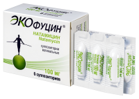 ЭКОФУЦИН супп ваг 100мг N6