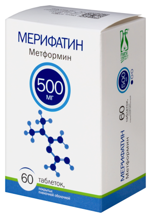 МЕРИФАТИН таб 500мг №60