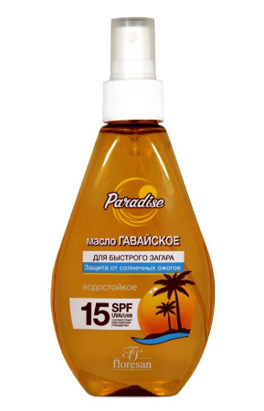 ФЛОРЕСАН СОЛНЦЕ Масло-спрей Гавайское Ф15 160мл (Ф-253)