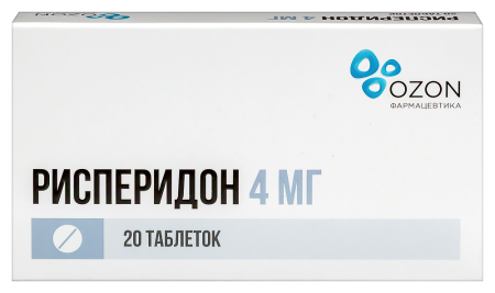 РИСПЕРИДОН таб 4мг №20  ОЗОН