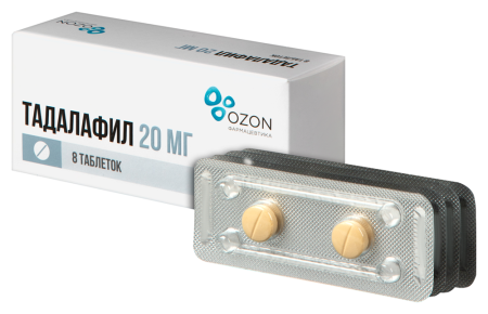 ТАДАЛАФИЛ таб 20мг N8 Озон