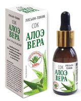 СОК АЛОЭ-ВЕРА НАТУРАЛЬНЫЙ лосьон-тоник 25мл  Медикомед