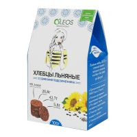 ХЛЕБЦЫ ОЛЕОС Льняные (подсолнечник) 100г