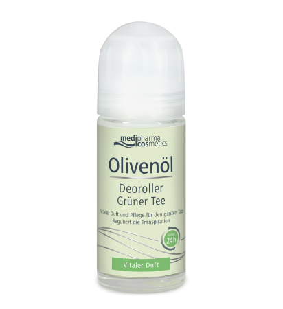 MEDIPHARMA COSMETICS OLIVENOL Дезодорант роликовый Зеленый чай 50мл