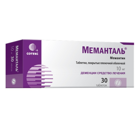МЕМАНТАЛЬ ТАБ 10мг №30