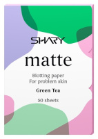 ШЕРИ Салфетки для лица матирующие для проблемной кожи (зеленый чай) №50