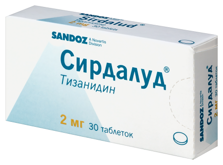 Сирдалуд таб. 2мг №30