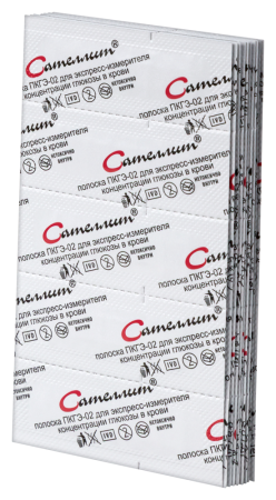 ТЕСТ-ПОЛОСКИ к глюкометру САТЕЛЛИТ N25