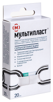 ПЛАСТЫРЬ МУЛЬТИПЛАСТ бакт Набор N20 Сильной фиксации (белый)