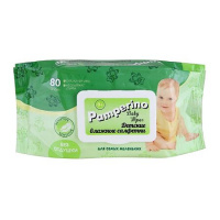 ПАМПЕРИНО Салфетки влаж N80х2 Без отдушки