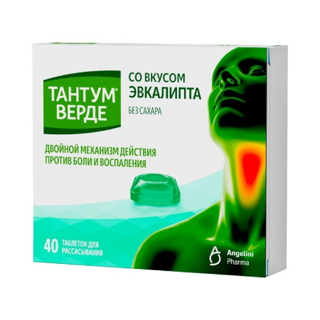 Тантум Верде табл д/рассас (эвкалипт) х40