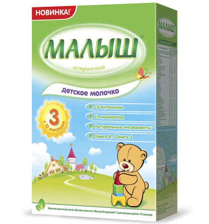 МАЛЫШ ИСТРИНСКИЙ-3 молочко (12мес+) 350г