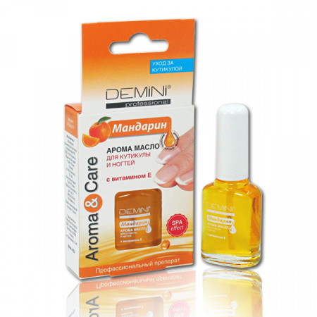 ДЕМИНИ Масло д/кутикулы и ногтей Oil Aroma&Care (мандарин) 11мл