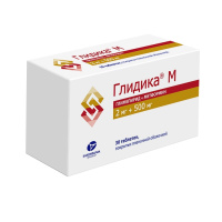ГЛИДИКА М таб 2мг+500мг N30